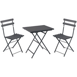 EMU Arc En Ciel Aluminium Bistro Set Iron